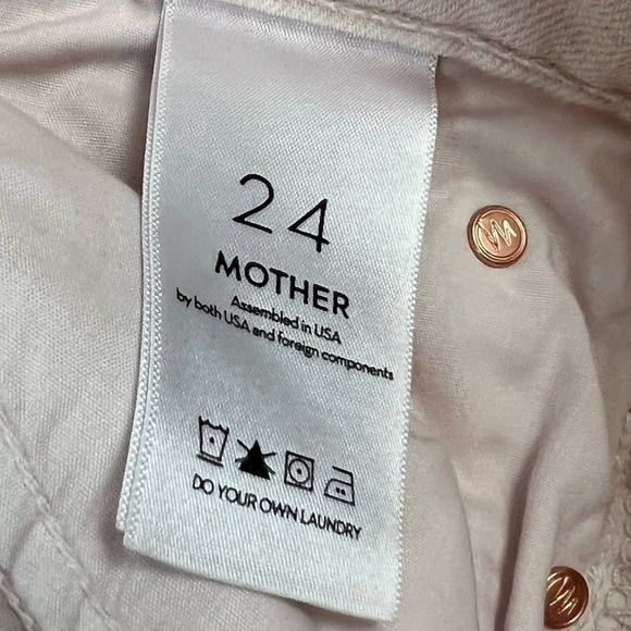 New MOTHER Denim High Waisted Rascal Ankle Jeans The Devil Drinks Coffee NWT 24 - Picture 8 of 16